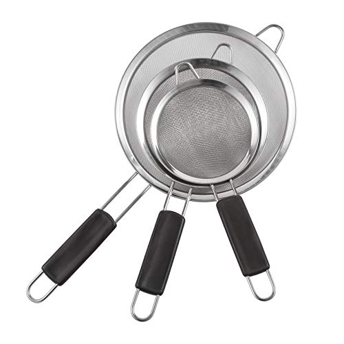 Kmeivol Set of 3 Sizes Sifter for Kitchen