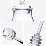 Honey Jar with Dipper and Lid Glass - Image 2