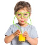 8 Pieces Drinking Straw Eyeglasses Plastic Silly Straw - Image 4