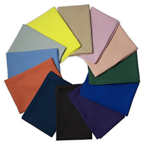Beritle Dinner Napkins Cloth Washable Set of 12 Pack