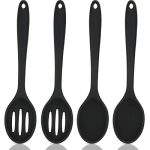 4 Pieces Silicone Cooking Spoons Set