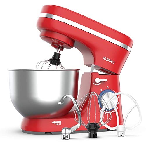 8-Speed Tilt-Head Electric Food Stand Mixer with Dough Hook