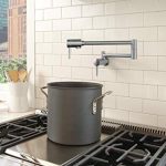 Contemporary Stainless Steel Pot Filler Faucet Brushed Nickel - Image 6