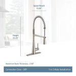 Kitchen Faucet with Power Boost, Matte Black - Image 3