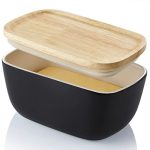 Ceramic Butter Container with Lid for Countertop
