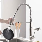 Commercial Kitchen Faucet with Pull Down Sprayer - Image 4