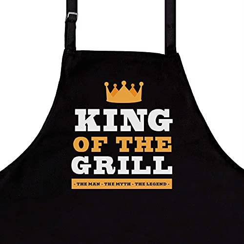 Nomsum Aprons for Men , King of The Grill