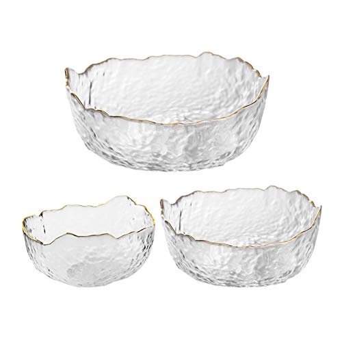 Kitchen Prep Glass Salad Bowls Set
