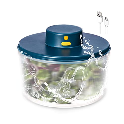 BORNKU Electric Salad Spinner 3L - USB Chargeble