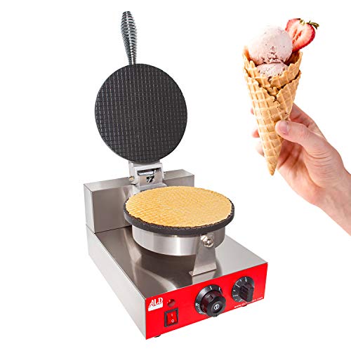 Commercial Waffle Roll Maker , Nonstick Coating| Stainless Steel