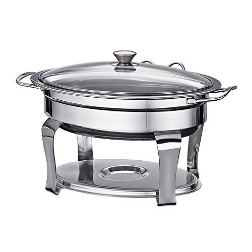 Tramontina Oval Chafing Dish Stainless Steel 4.2-Qt