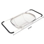Suwimut 2 Pack Over the Sink Oval Colander for Kitchen - Image 2