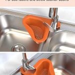 4 Pack Kitchen Sink Drain Basket Swan Drain Rack - Image 7