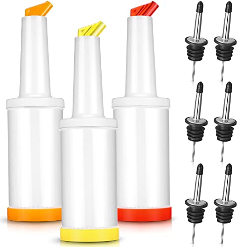 Fruit Juice and Liquor Pour Bottles Bar Supplies