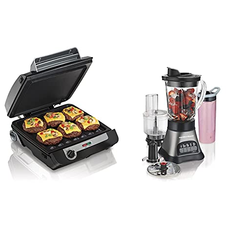 Hamilton Beach 4-in-1 Indoor Grill & Electric Griddle Combo
