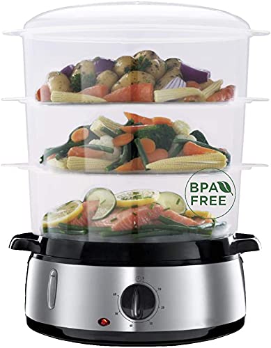 AIKOO 3 Tier Food Steamer for Cooking