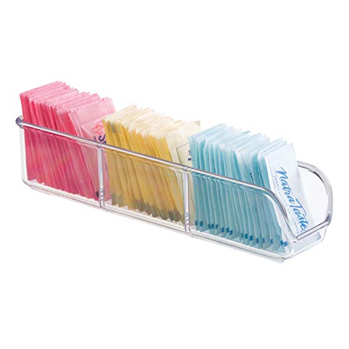 iDesign Linus Plastic Divided Packet Organizer