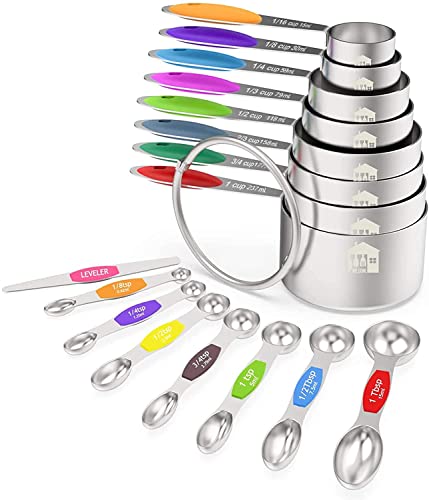 Measuring Cups and Magnetic Measuring Spoons Set