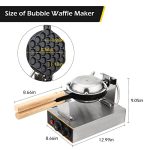 Commercial Bubble Waffle Maker Egg - Image 6