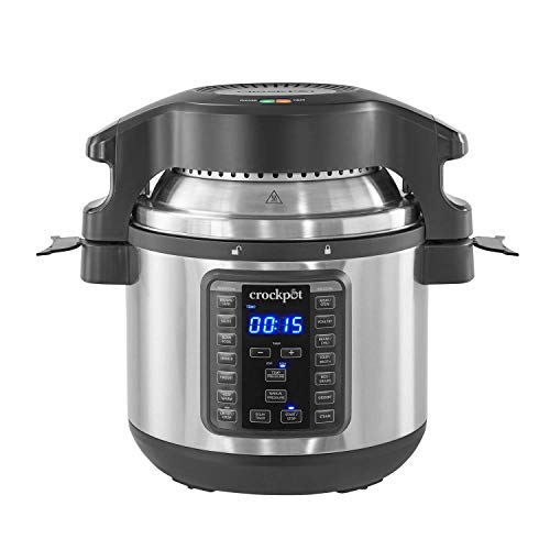 8-Quart Pressure Cooker Air Fryer Lid