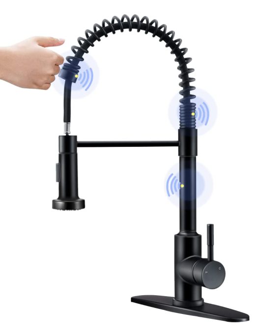 ARRISEA Matte Black Pull Down Sprayer