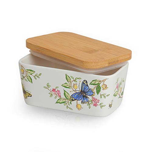 SIDUCAL Butter Container Butterfly Butter Keeper