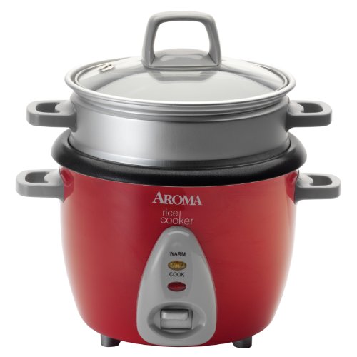 Aroma Housewares 6-Cup Rice Cooker & Food Steamer