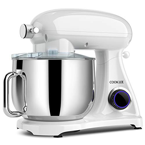 Stand Mixer 10+1 Speeds with Dishwasher-Safe Dough Hooks