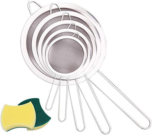 Listenman Stainless Steel Fine Mesh Strainers