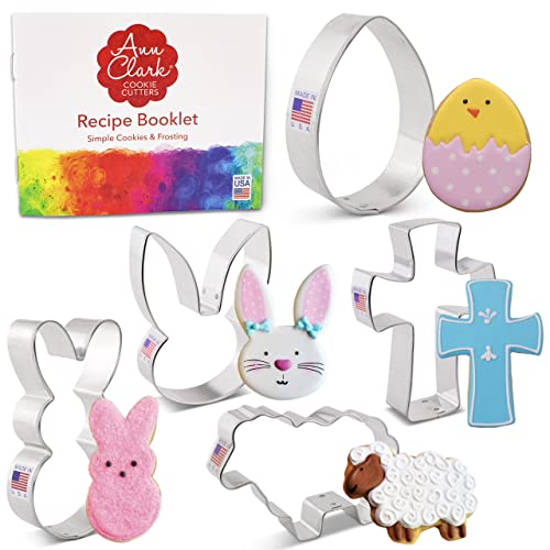 Easter Cookie Cutter Set with Recipe Booklet