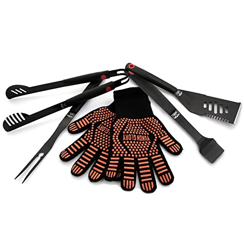 Yukon Glory Heavy Duty 5 Piece Grilling Tools Set
