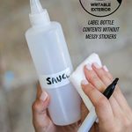 Plastic Condiment Squeeze Squirt Bottles for Sauces - Image 2