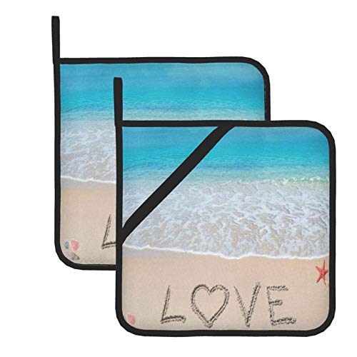 Tropical Coastal Ocean Seashell Baking Pot Holder