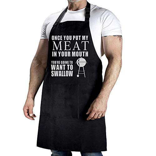 YuanDe Funny Grilling Apron for Men