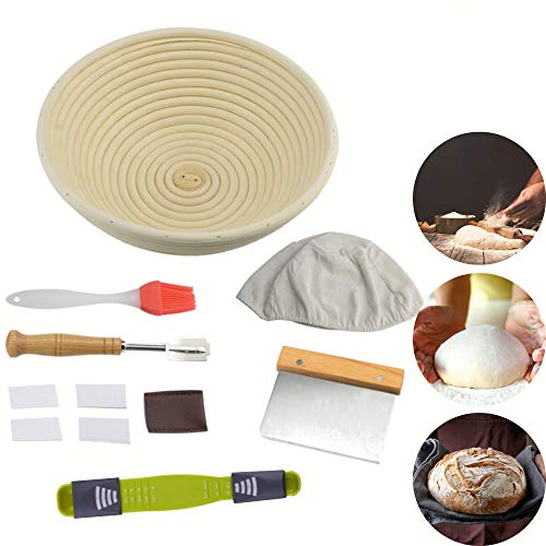 Native 9" Round Bread Banneton Proofing Basket for Sourdough