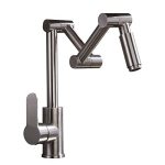 KunMai Stainless Steel Pot Filler Faucet Deck Mounted