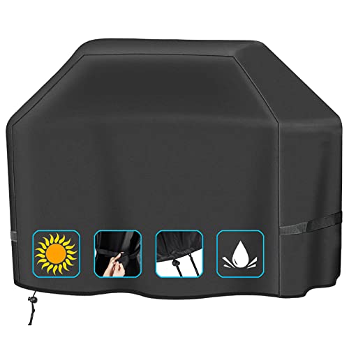 Grill Cover, BBQ Cover 58 Inch, Double Layer Fabric