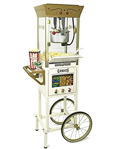 32 Cups Popcorn Maker Professional Cart