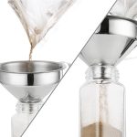 Aozita 18/8 Stainless Steel Spice Funnel with Handle - Image 4
