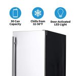 NewAir 15" Outdoor Beverage Refrigerator - Image 4