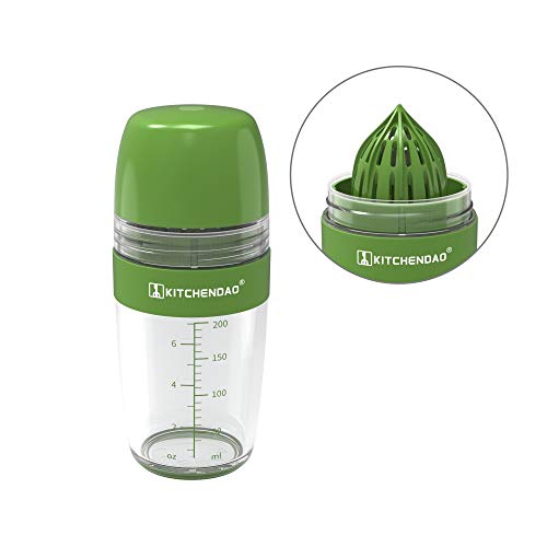 2 in 1 Salad Dressing Shaker Container with Citrus Juicer