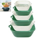 SMNDY 6 Pieces Colanders Strainer BPA Free