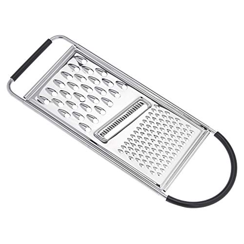 AmazonCommercial Stainless Steel Flat Cheese Grater