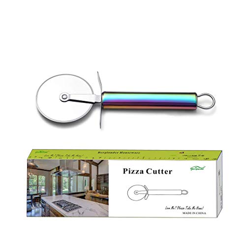 Rainbow Handle Stainless Steel Pizza Cutter