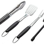 Simplistex Stainless Steel BBQ Grill Tool Set w/Tongs