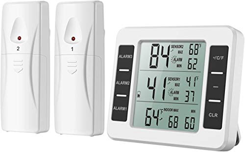 Indoor Refrigerator Thermometer Gauge for Freezer