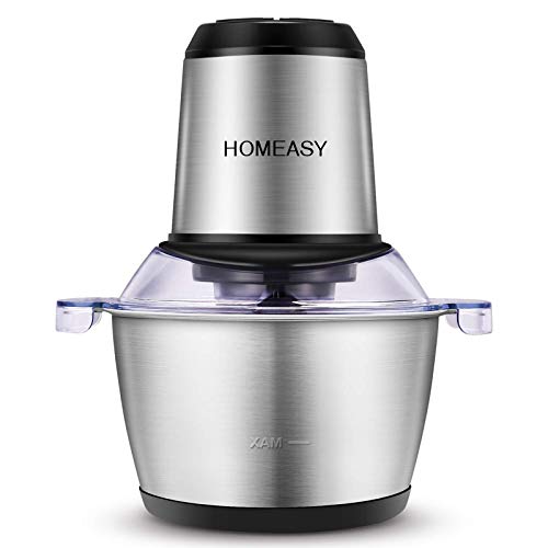 Food Processor 2L Stainless Steel Meat Blender