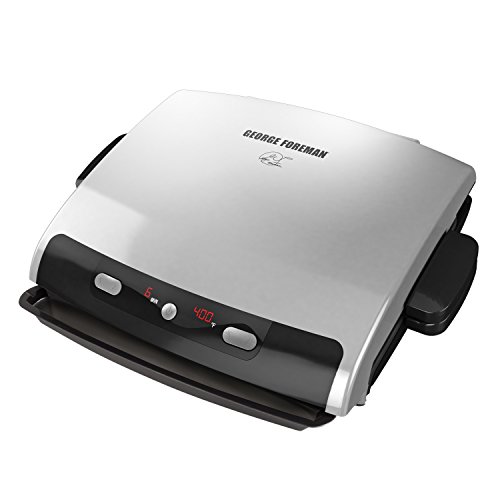 George Foreman 6-Serving Removable Plate Grill and Panini Press