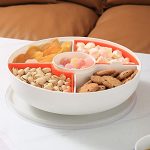 Fruits, Nuts, Candies Divided Serving Dishes with Lid - Image 2