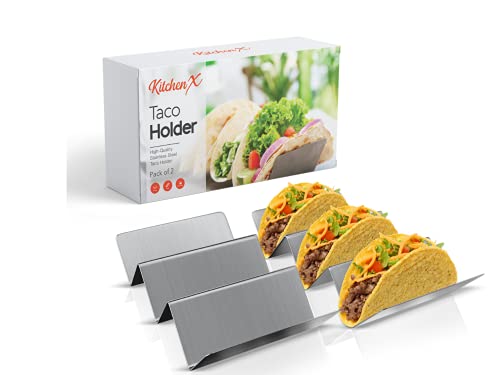 Stainless Steel Taco Holders Set of 2